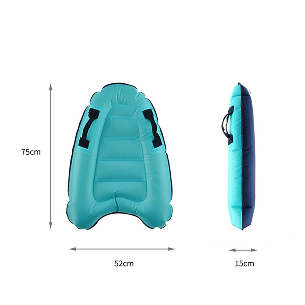 Tragbares Aufblasbares Surfbrett Schwimmbadliege Strandliege Luftmatratze Wassersurfbrett