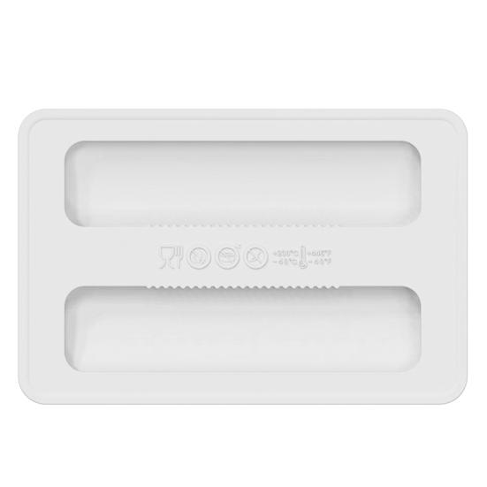 Silikon-Toaster-Deckel, Toaster-Abdeckung, Brotbackautomaten-Abdeckung, Toaster-Gerät, obere Abdeckung, Brotmaschinen-Abdeckung, Sandwich-Maschinenteil-Zubehör white