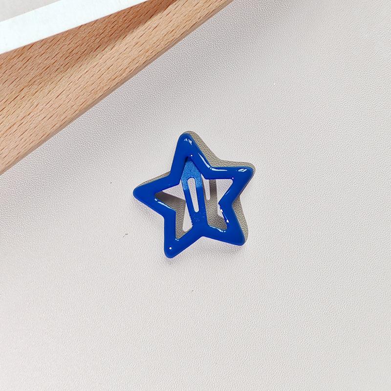 10 stücke Y2k Mini Stern Seite BB Niedliche Haarspange Koreanische Süßigkeiten Bunte Dopamin Baby Kopfbedeckung Mädchen Haarnadel Pony Clip Kid Kopfbedeckung saphir