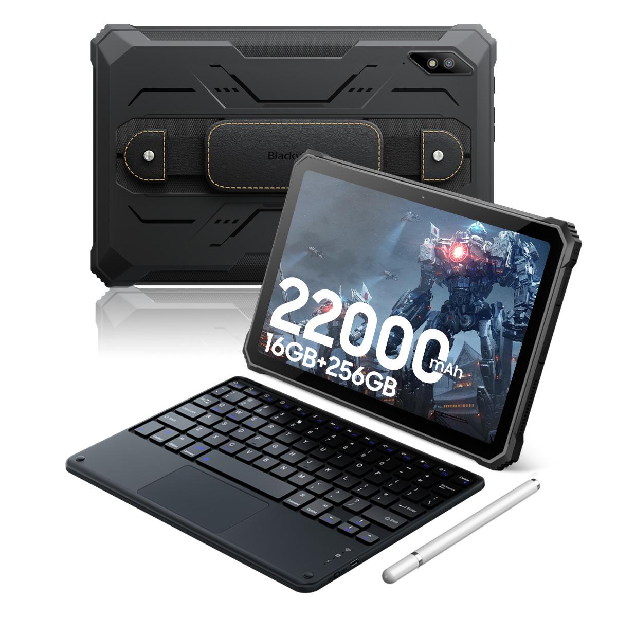 Robustes Tablet Blackview Active 8 Pro tablet+keyboard schwarz