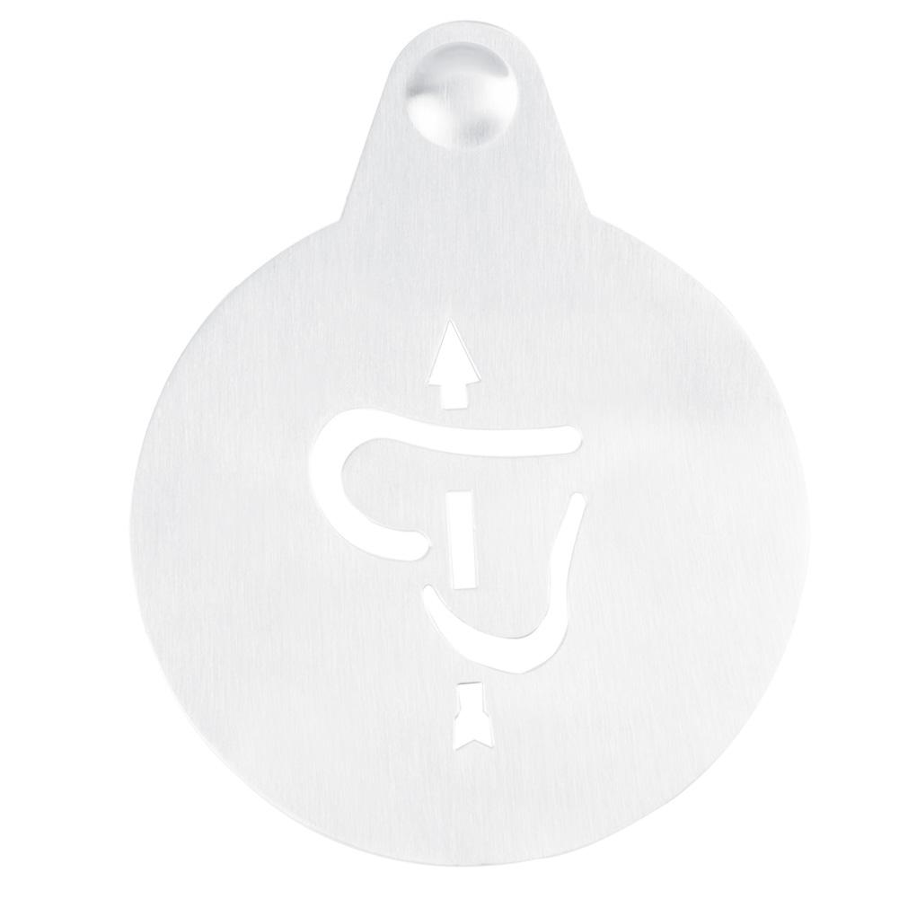 Kaffee Dekor Schablone Latte Art Schablonen Edelstahl Kaffee Cappuccino Vorlage Form