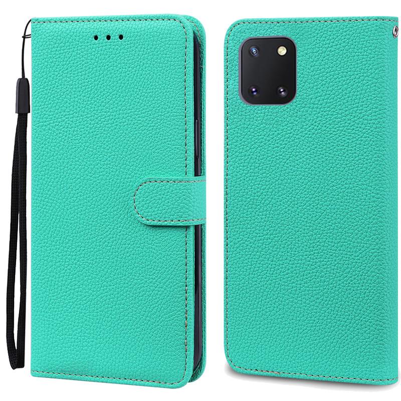 Note 10 Lite Case For Samsung Galaxy Note 10 Lite Case Wallet Leather Flip Case For Samsung Note 10 Lite Cover Coque Fundas Galaxy Note 10 Lite himmelblaue