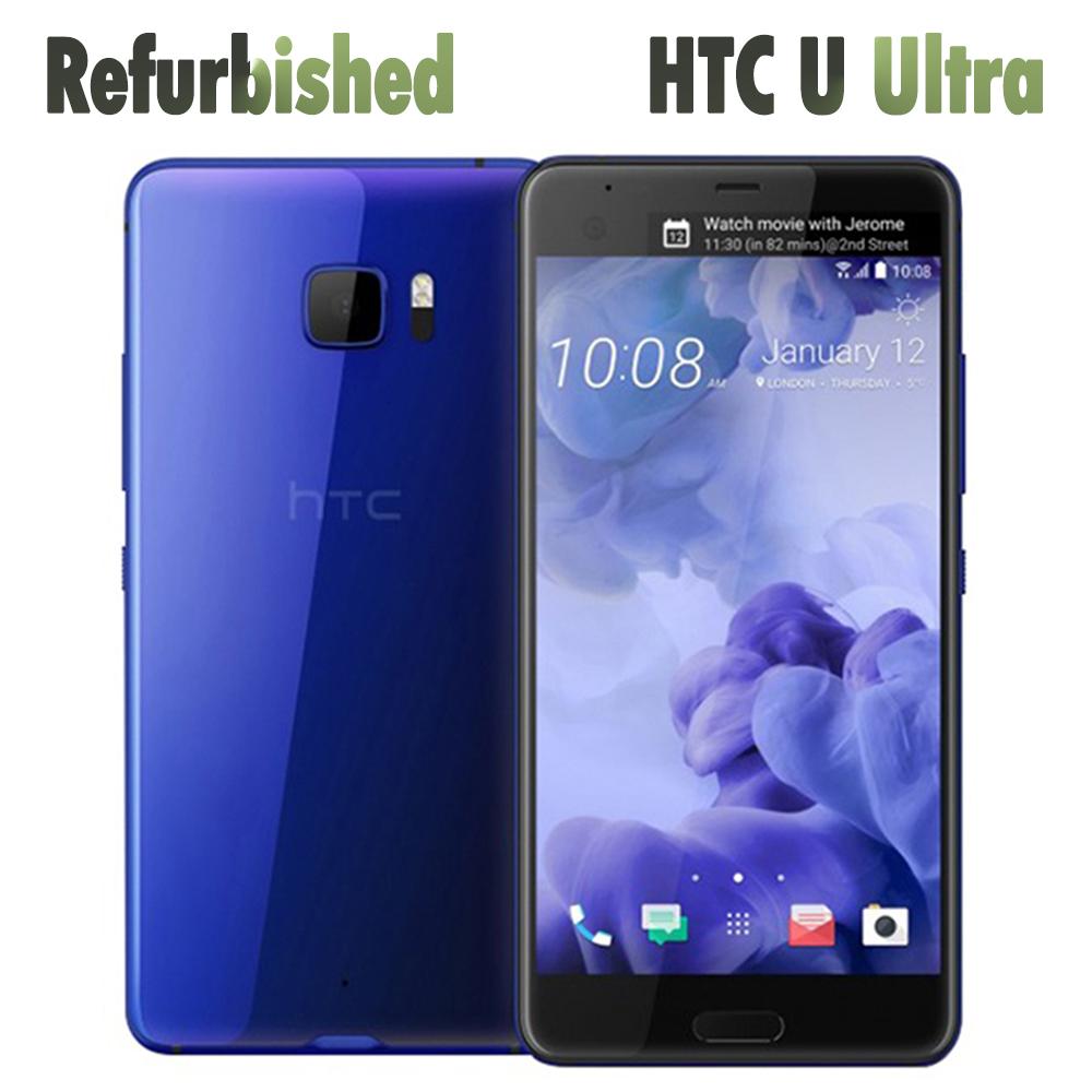 Generalüberholtes HTC U Ultra 5,7  4GB RAM 128GB ROM Mobiltelefon mit Dual-SIM Simple Set schwarz