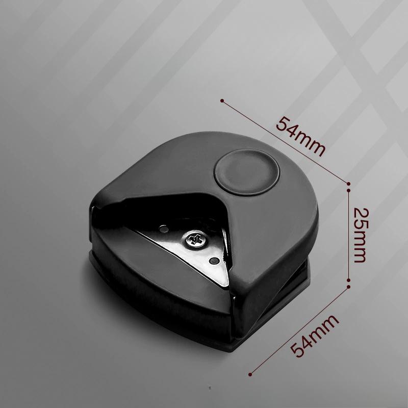 Papierschneide- und Rundungsschneider, Eckenschneider, Papierstau, Foto-Rechtswinkelschneider, Foto-Kunststofffolienschneider, Rundungsschneider schwarz