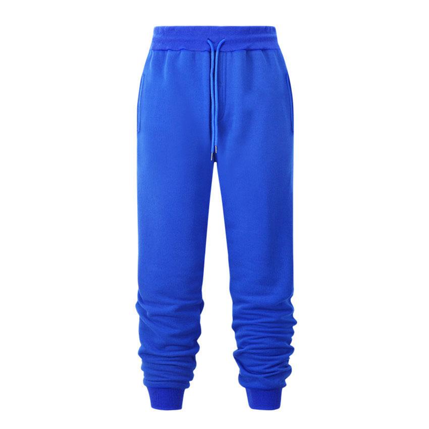 Herren Herbst und Winter Freizeithosen Sporthosen Herrenhosen Jogginghosen Hip Hop Straßenhosen M blau