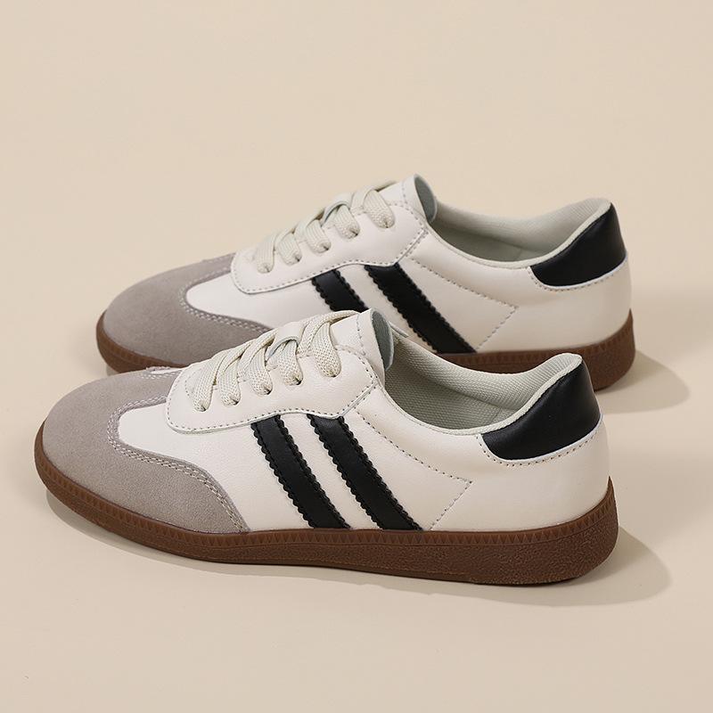Echtleder Damen Schuhe, De Trainingsschuhe Frühling und Sommer Neue Schuhe Damen Casual Weiße Schuhe Sportliche Flache Schuhe 41 gray