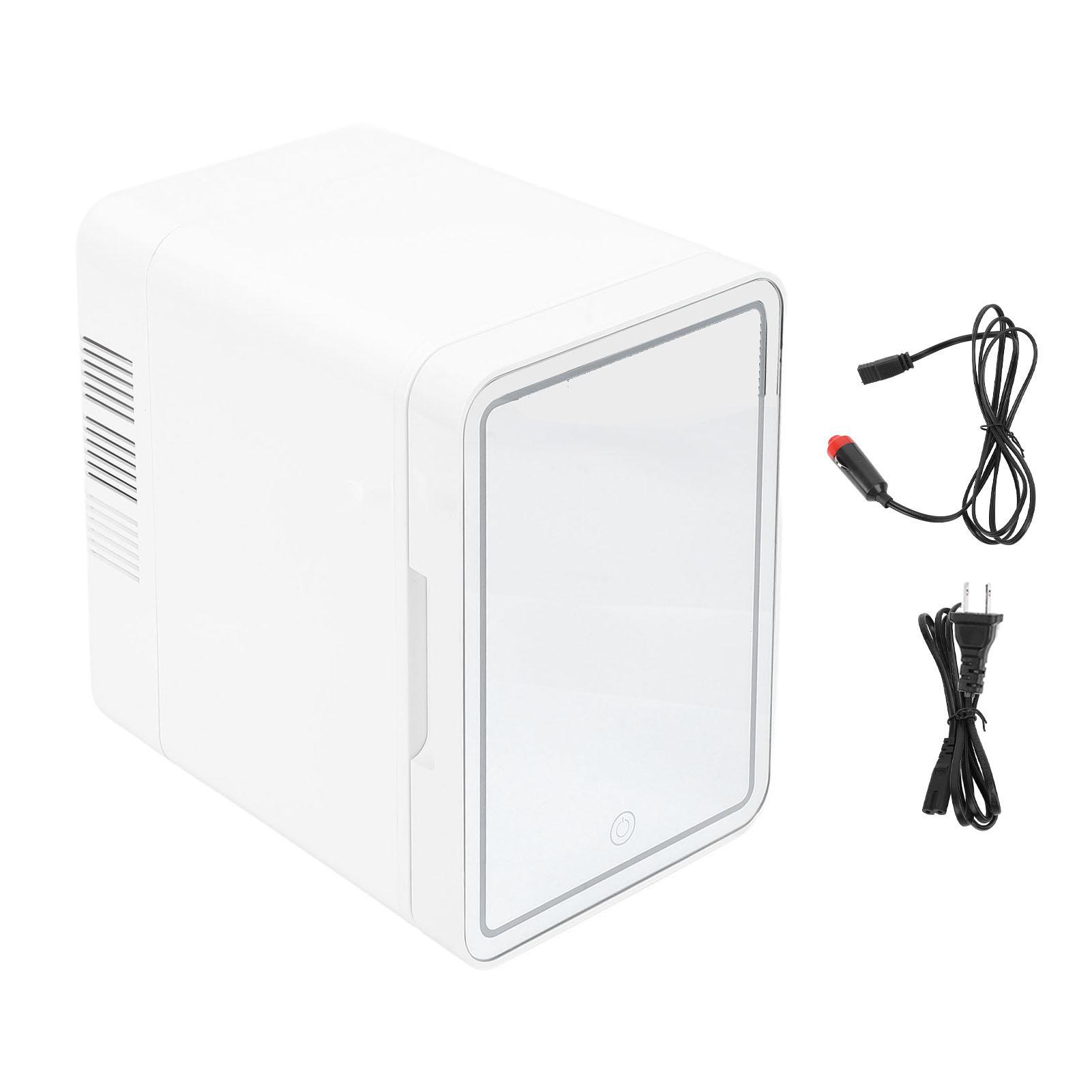 6L Hautpflege Kühlschrank 3 Gang Licht Tragbare Make-Up Spiegel Kühlschrank Kühler und Wärmer Miniatur