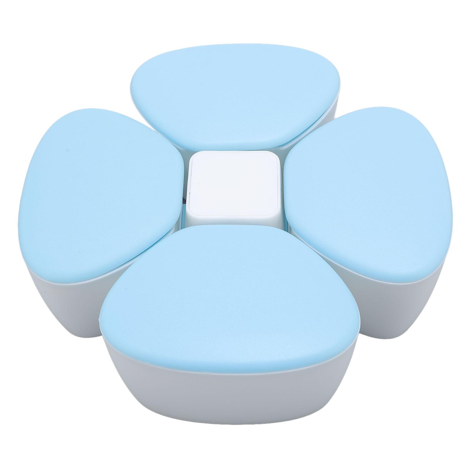 Babymilchpulver-Spender Tragbar 4 180ml Fächer Milchpulver-Spender Behälter Auslaufsicher blau