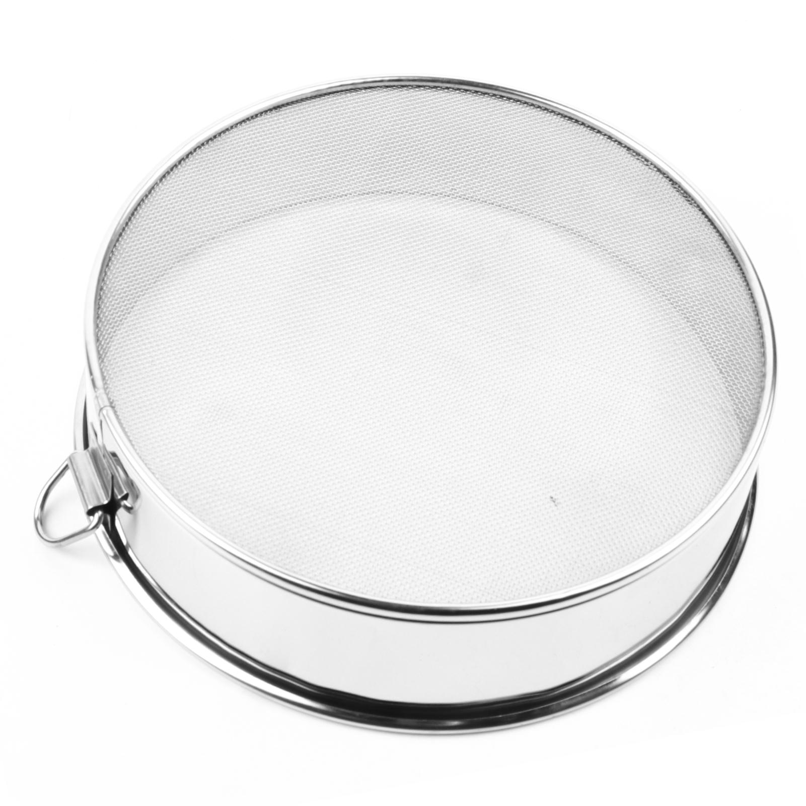 Küche Edelstahl Manuelle Mehl Sieb Sieb Sieb Küche Kochen Backen Werkzeug