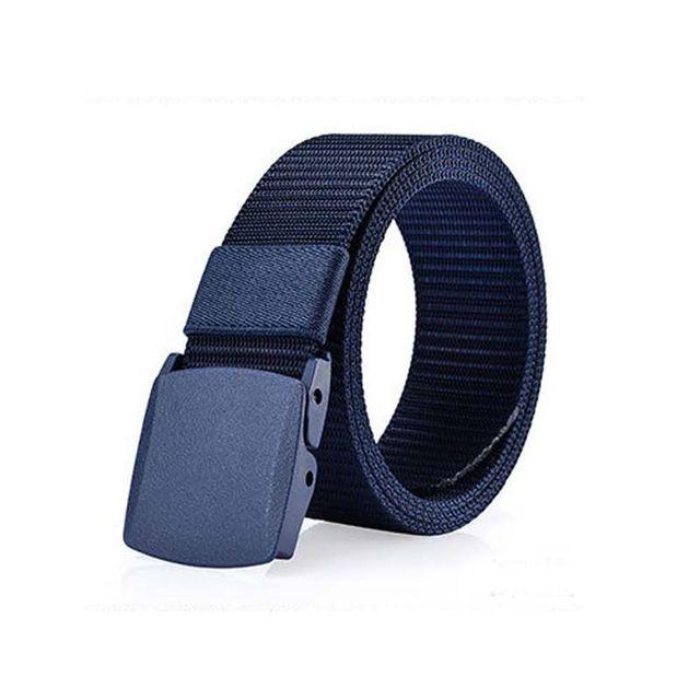 Automatische Schnalle Nylon Gürtel Männliche Armee Taktische Gürtel Herren Militär Taille Leinwand Gürtel Kummerbunds Hohe Qualität Strap 125cm navy blau