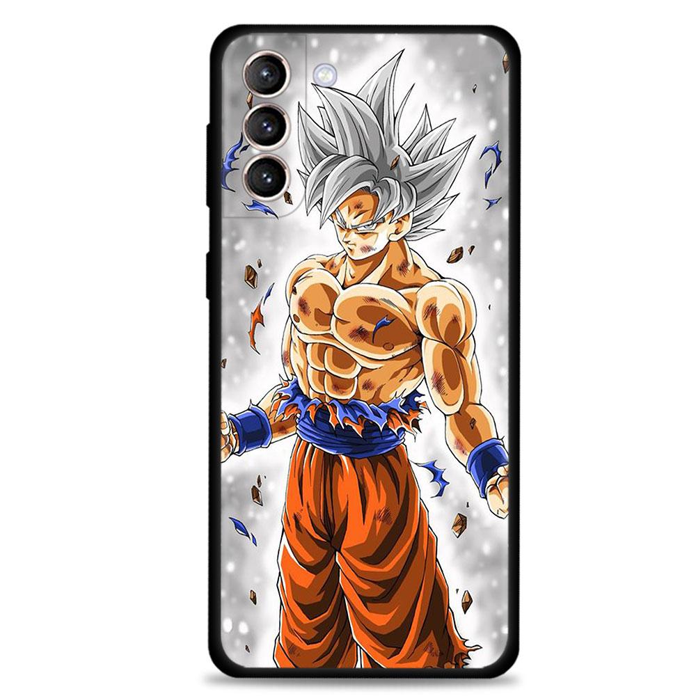 Dragon Ball Z Super DBZ Goku Handyhülle für Samsung Galaxy S20 S21 FE S22 Ultra S10 S9 S8 Plus S10e Note 20Ultra Silikonhülle Samsung S10 Plus