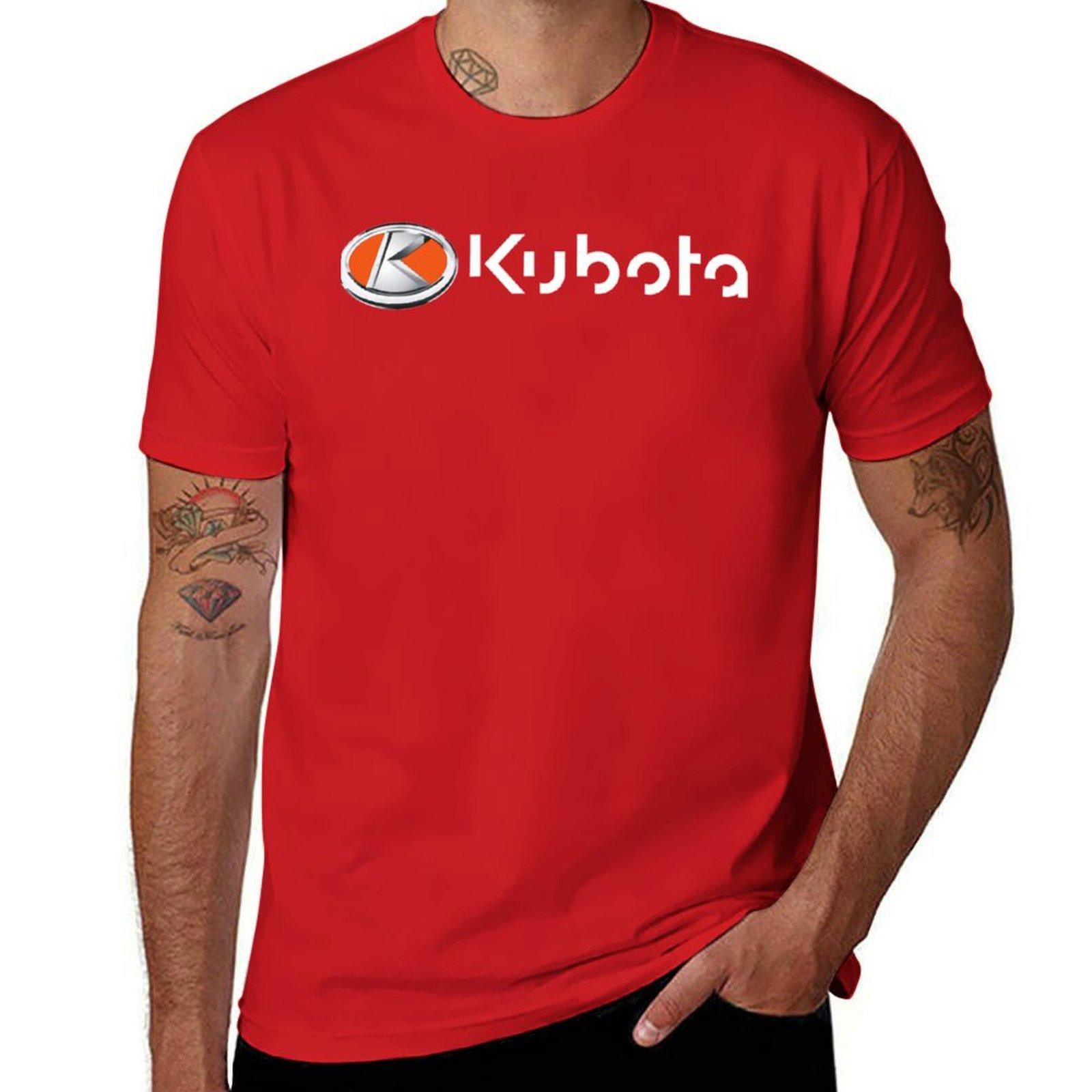 Kubota Logo T-Shirt, Vintage-Tops, Fruit of the Loom Herren-T-Shirts M