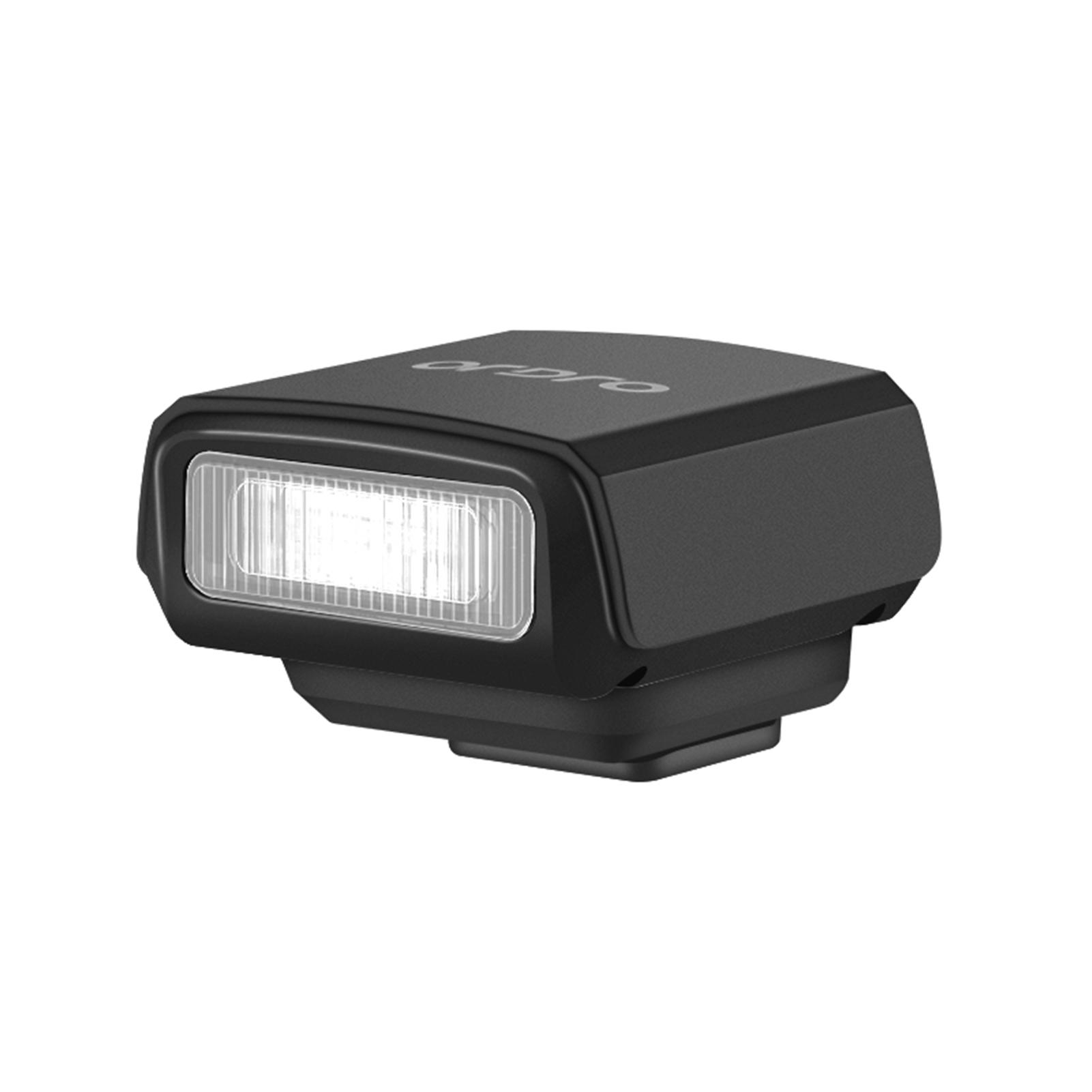 Universal-Kamera-Blitz Mini-Auf-Kamera-Blitzlicht GN8 6500K Kamera Speedlite 3-stufige Helligkeit schwarz