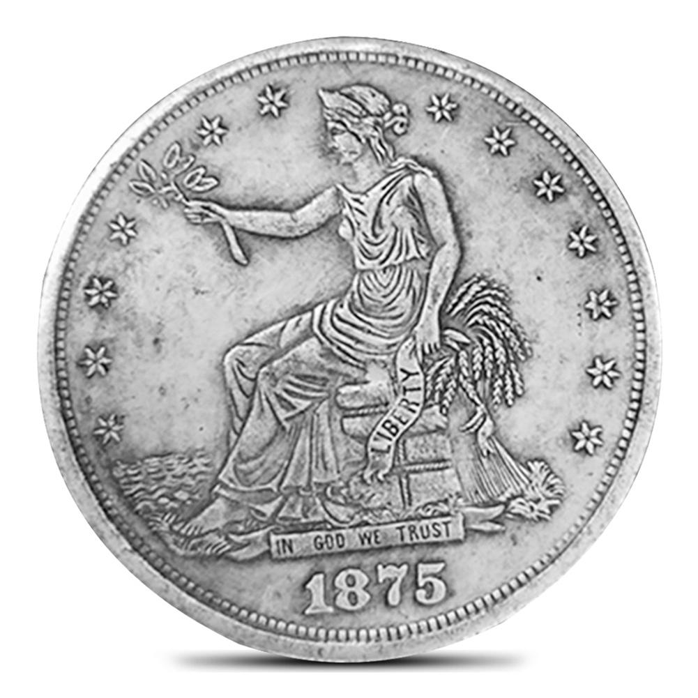 Party- und Festivalzubehör, antike 1875 Old Morgan US-Gedenkmünzen, Ein-Dollar-Münzen, Sammlerstücke 1pc