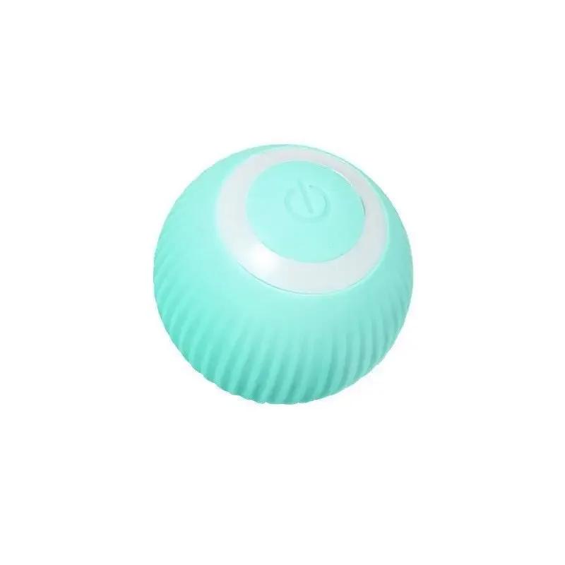 Smart Cat Rolling Ball Toys Wiederaufladbares Katzenspielzeug Ball Motion Ball Selbstbewegendes Kätzchenspielzeug für interaktives Spielen im Innenbereich blau