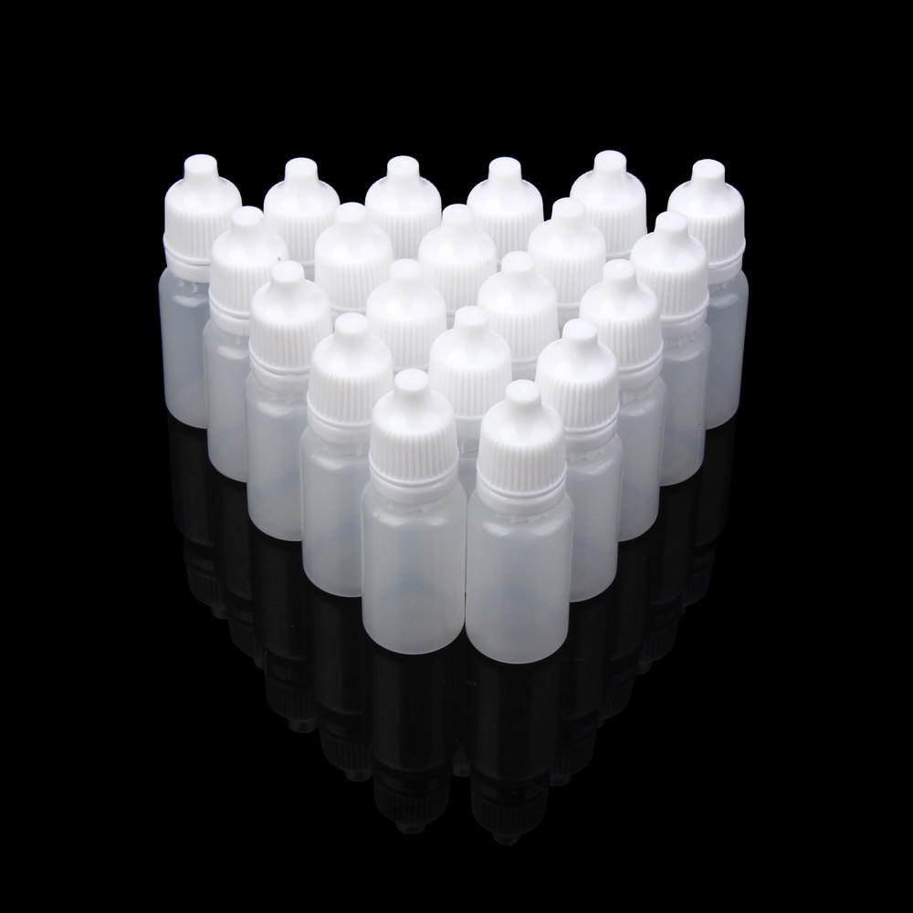 100PCS 10ml Leere Kunststoff Squeezable Dropper Flaschen Auge Pipette Flüssigkeit