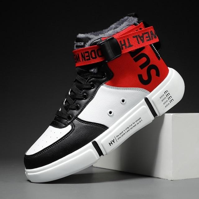 Neuer Trend Herren Casual Sneakers Winter Herren Baumwollschuhe Plüsch Warme Herren Freizeitschuhe Mode Bequeme Herren Vulkanisierte Schuhe 43