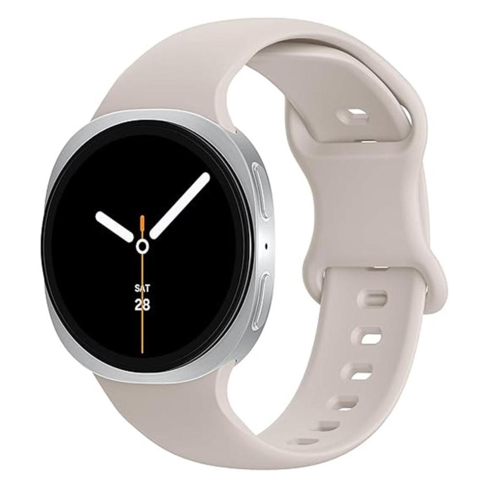 Armband für Samsung Galaxy Watch 8 Armband 44mm 40mm Ersatz Handgelenk Sport Silikon Armband Correa Galaxy Watch8 8 Classic 46mm Galaxy watch 8 44mm gray