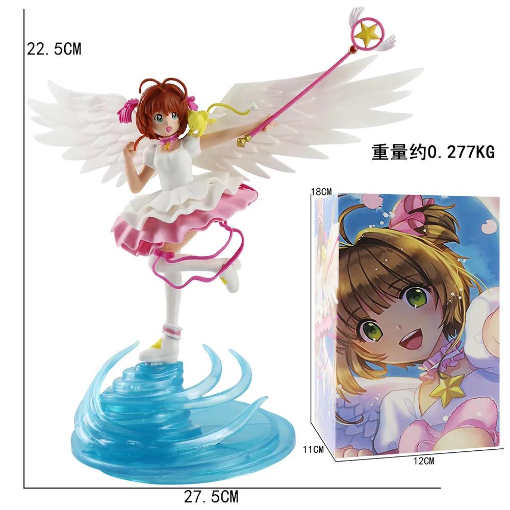 Anime Card Captor Figur KINOMOTO SAKURA Figur Spielzeug Geschenk Sammlung Actionfigur 23CM PVC Sakura Card Chapter Sammelgeschenke W145674WW-With box