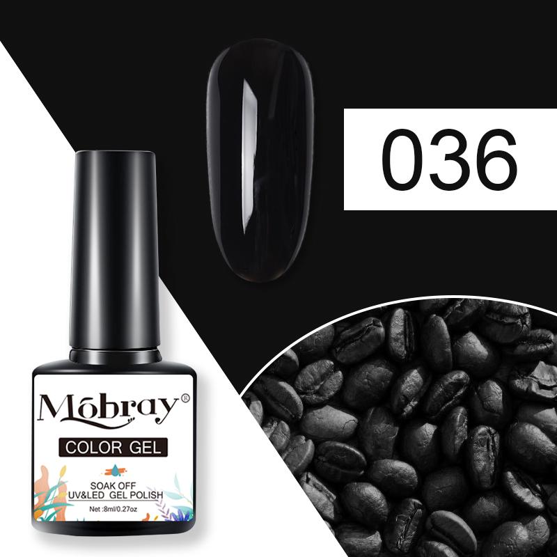 Mobray 80 Farben Gel-Nagellack, 8 ml, semi-permanenter Gel-Lack, Soak-Off-UV-Gel für Nagelkunst