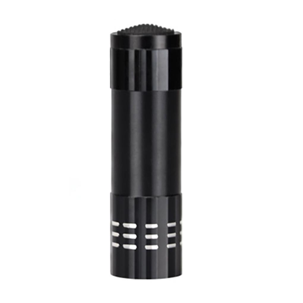 Mini-UV-LED-Licht, UV-LED-Lampe, Nageltrockner für Gelnägel, 9 LED-Taschenlampe, tragbare Nageltrocknermaschine, Nagelkunstwerkzeuge, UV-Licht schwarz
