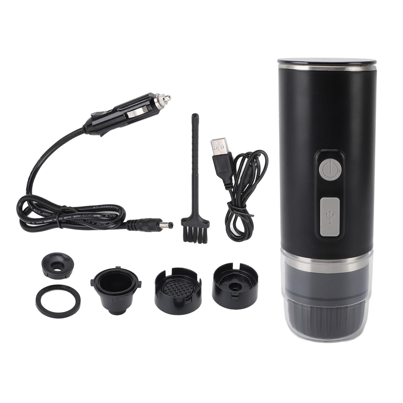 Tragbare elektrische Kaffeemaschine mit Heizfunktion 15 Bar Auto-Kaffeemaschine Kompatibel mit Kaffee L