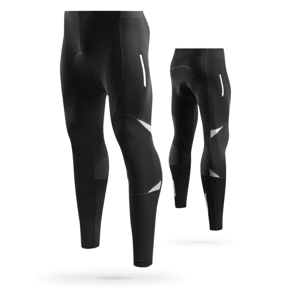 Herren Reflektierende Fahrradhose Gel Gepolsterte Radhose Leggings Outdoor Reiten Fahrradhose XXL