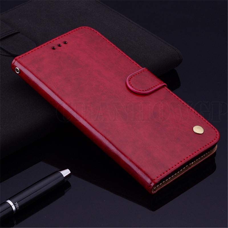 Ledertasche Für Huawei Honor 8X JSN-L21 JSN-L42 Flip Brieftasche Fällen Für HUAWEI honor8x Abdeckung Fundas rot