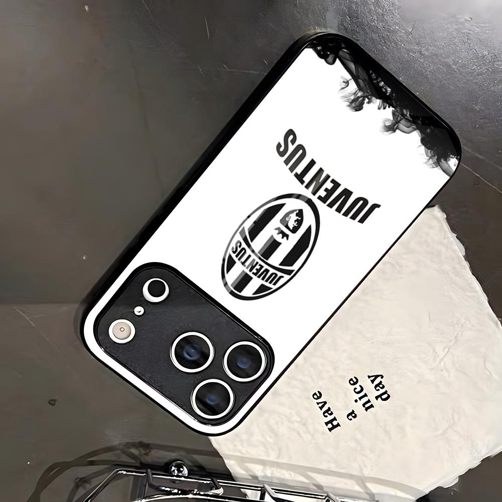 J-Juventus-SE Handyhülle Für IPhone 17 Pro Max 16 15 14 Pro Max 13 11 X Xs Xr 8 7Plus Glasabdeckung iPhone 11 Pro Max