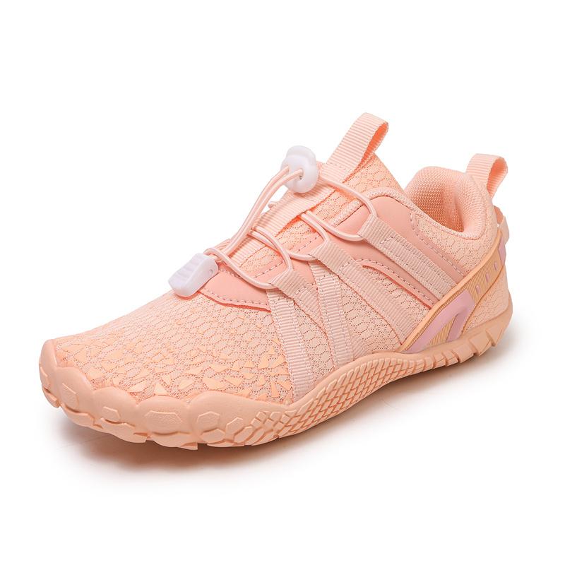 Barfußschuhe für Kinder Jungen Mädchen Sneaker Natürliche Spreizschuhe Kleinkind Großes Kind 26 apricot