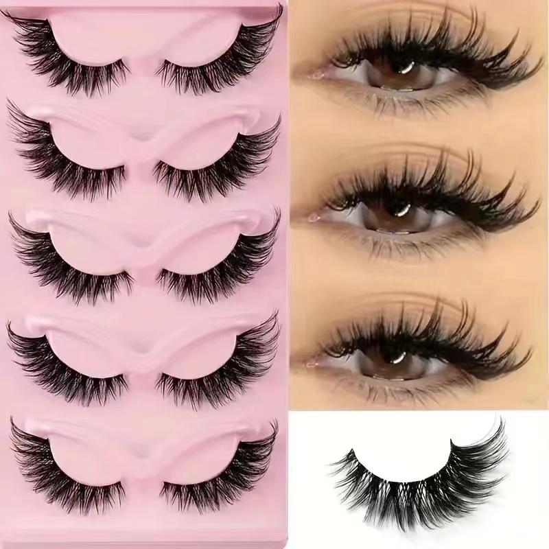 Make-up 5 Paar Katzenaugenwimpern Falsche Wimpern Auge Verlängert Falsche Wimpern