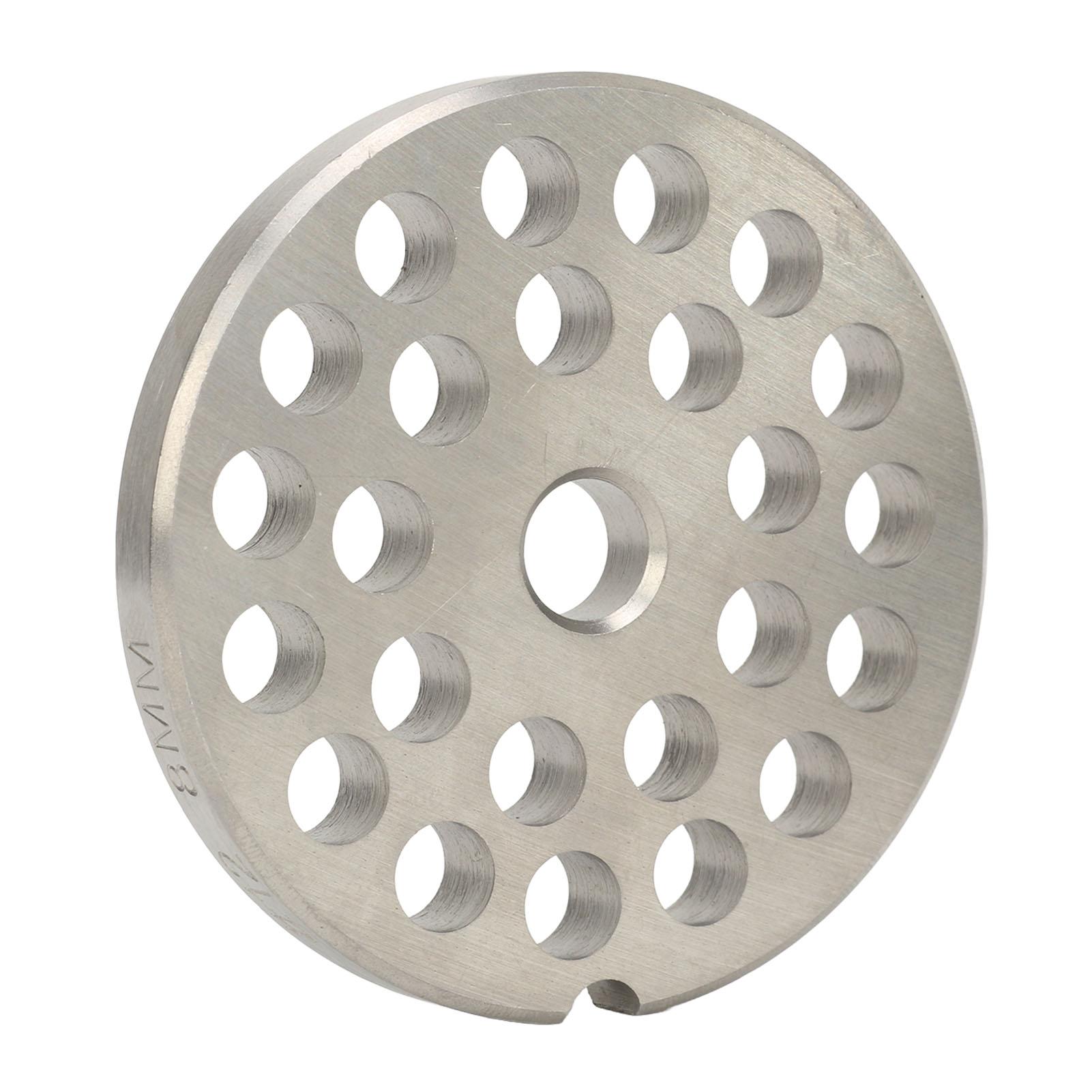 Größe 12 Edelstahl Ersatz Lochscheibe Messer 8mm Fleischwolf Runde Lochscheibe für Fleisch