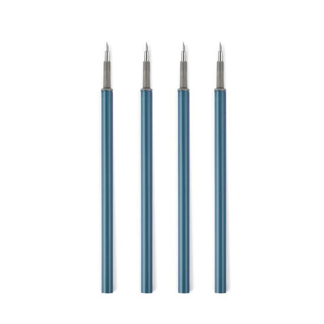 Kunst Allzweckmesser, Stift, Messer, geschnittene Aufkleber, Scrapbooking, Schneidwerkzeug, Express-Box, Messer, Schulbedarf, DIY-Bastelbedarf blue Knife core-4pc