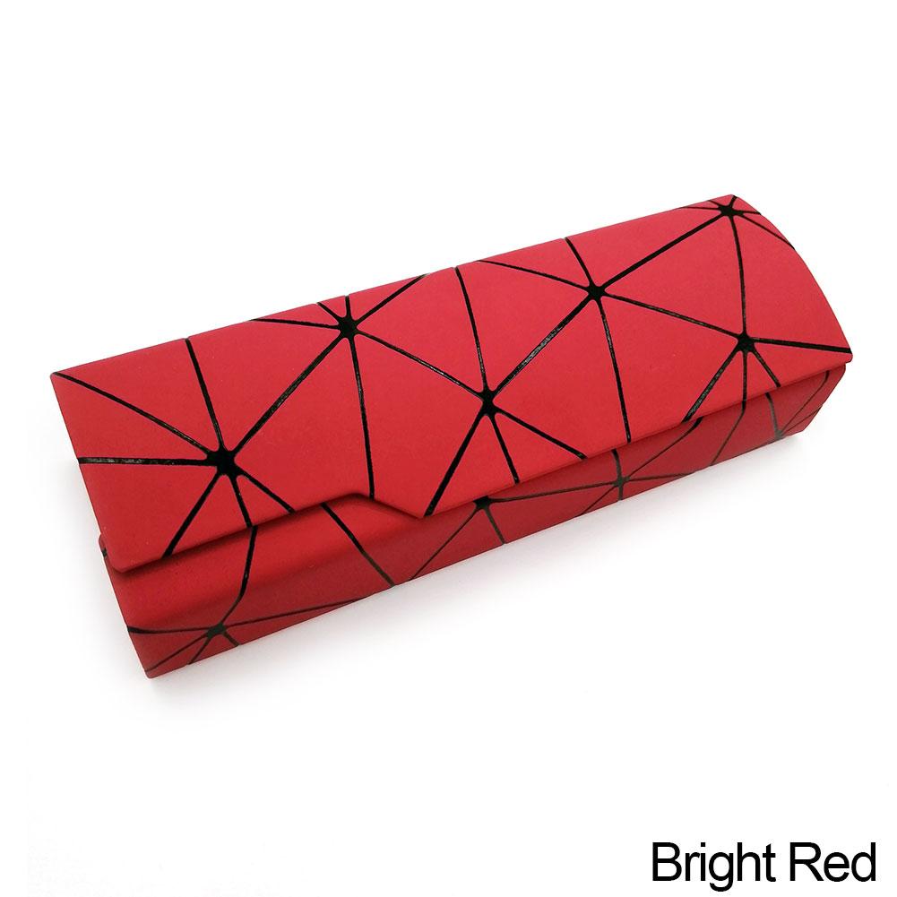 Mode Männer Frauen Gläser Fall Schutzhülle Box Sonnenbrille Zubehör Optische Lesebrille Brillen Box rot