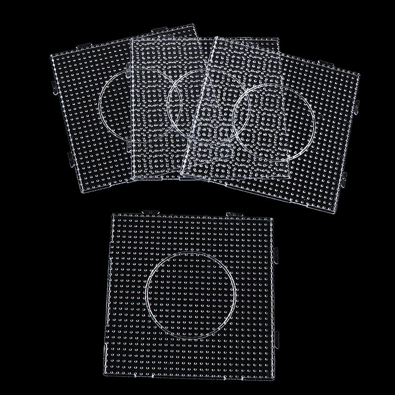 4 Stück Hama Perlen Stecktafeln 15 cm Perlen Vorlage für die Herstellung von Eisenperlenbrettern