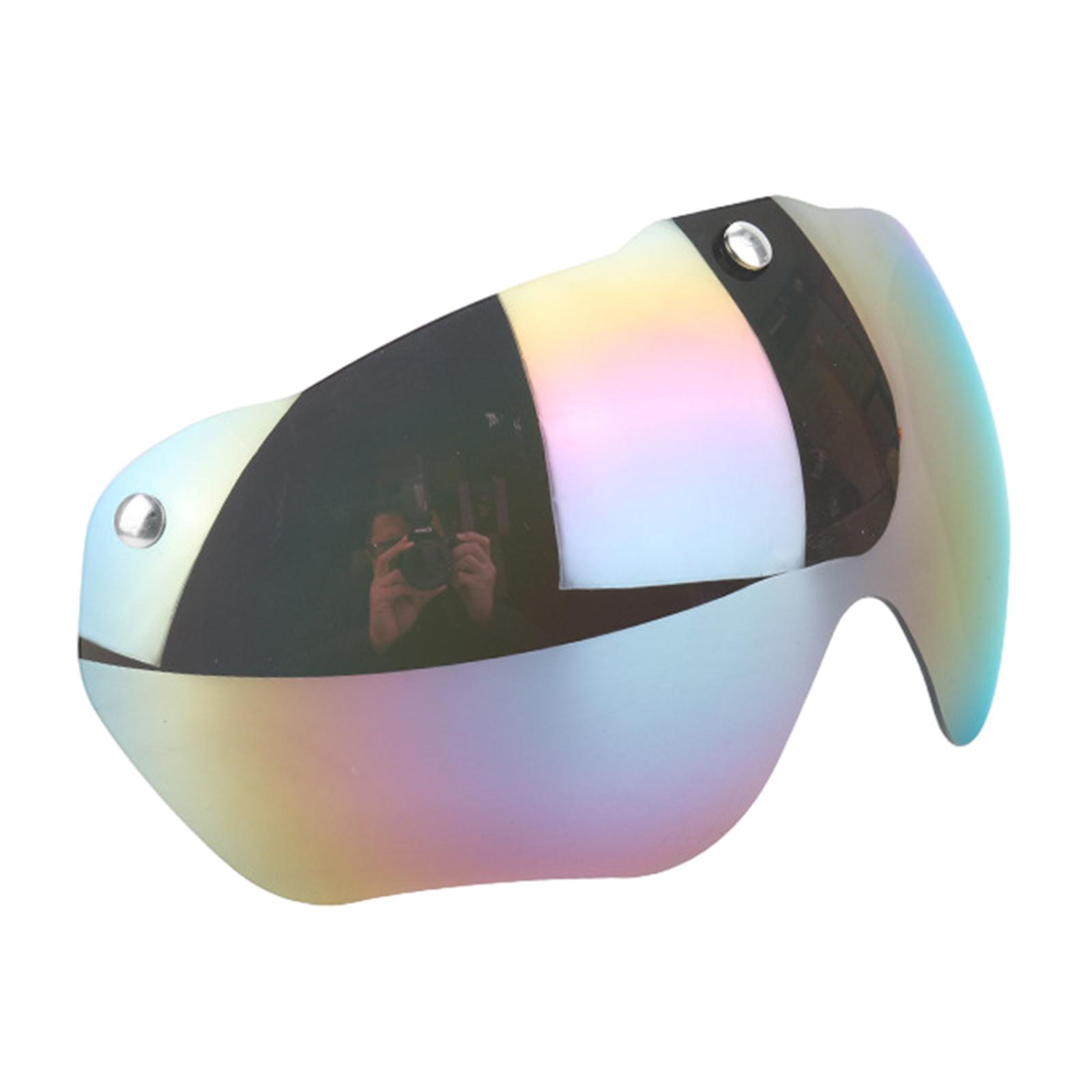 Abnehmbare Magnetische Fahrradhelmbrille Abnehmbare Sonnenblenden Schild Fahrradhelm Linse Sonnenbrille Fahrradhelm Zubehör bunt