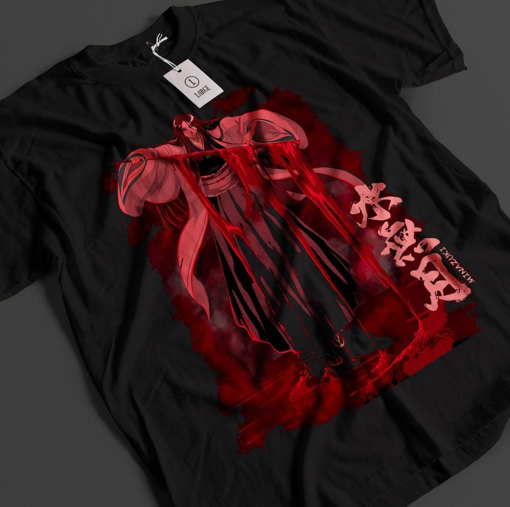 Bleach Anime Shirt Unohana T-Shirt Ichigo Bankai T-Shirt Aizen Zaraki Unisex T-Shirt 2XL brown