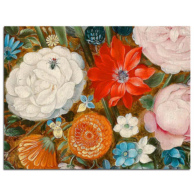 Blumen 5D DIY Diamant Malerei Blumen voller runder Diamant Stickerei Kreuzstich 20X30CM