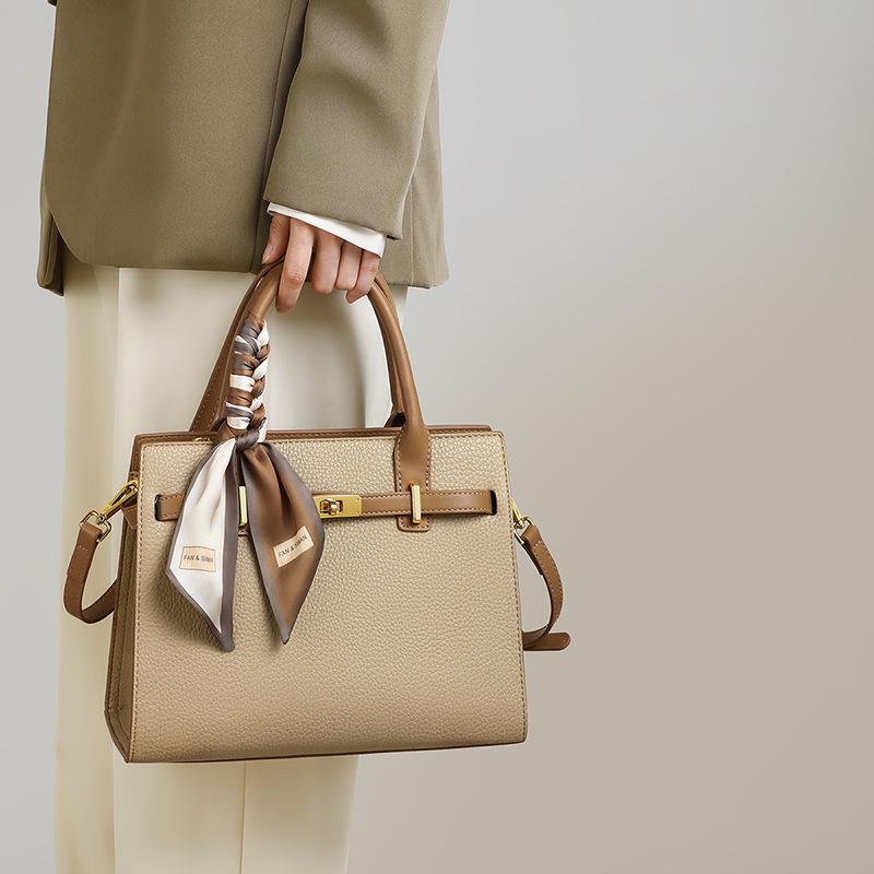 Handtaschen für Damen Neue Herbst- und Winter-Crossbody-Damentasche Platin-Tasche Große Kapazität Muttertasche gray