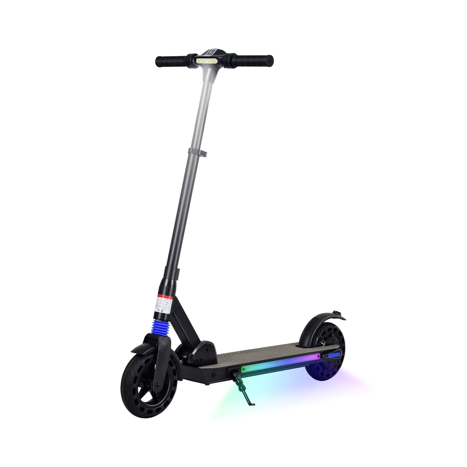 Kinder Elektroroller 8-16 Jahre, Faltbar mit LED-Display, Einstellbare Geschwindigkeit/Höhe, 20 km Reichweite, Max. 20 km/h schwarz