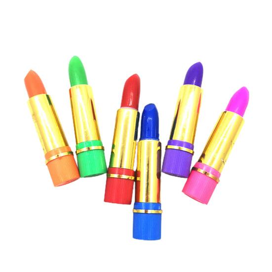 6 Stück/Box 8 g Lippenstift-Set, nicht reizend, Schmetterlingsmuster, Farbwechsel, dunkelgrün, magischer Lippenstift für Frauen