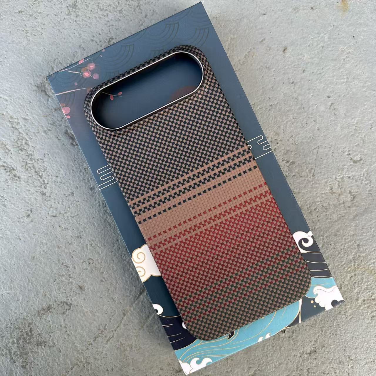 Für iPhone Air 17 Air Ultra Dünn Leicht Aramid Kohlefaser Hülle Starke Magnetische MagSafe Hülle Aramidfaser Abdeckung iPhone Air black