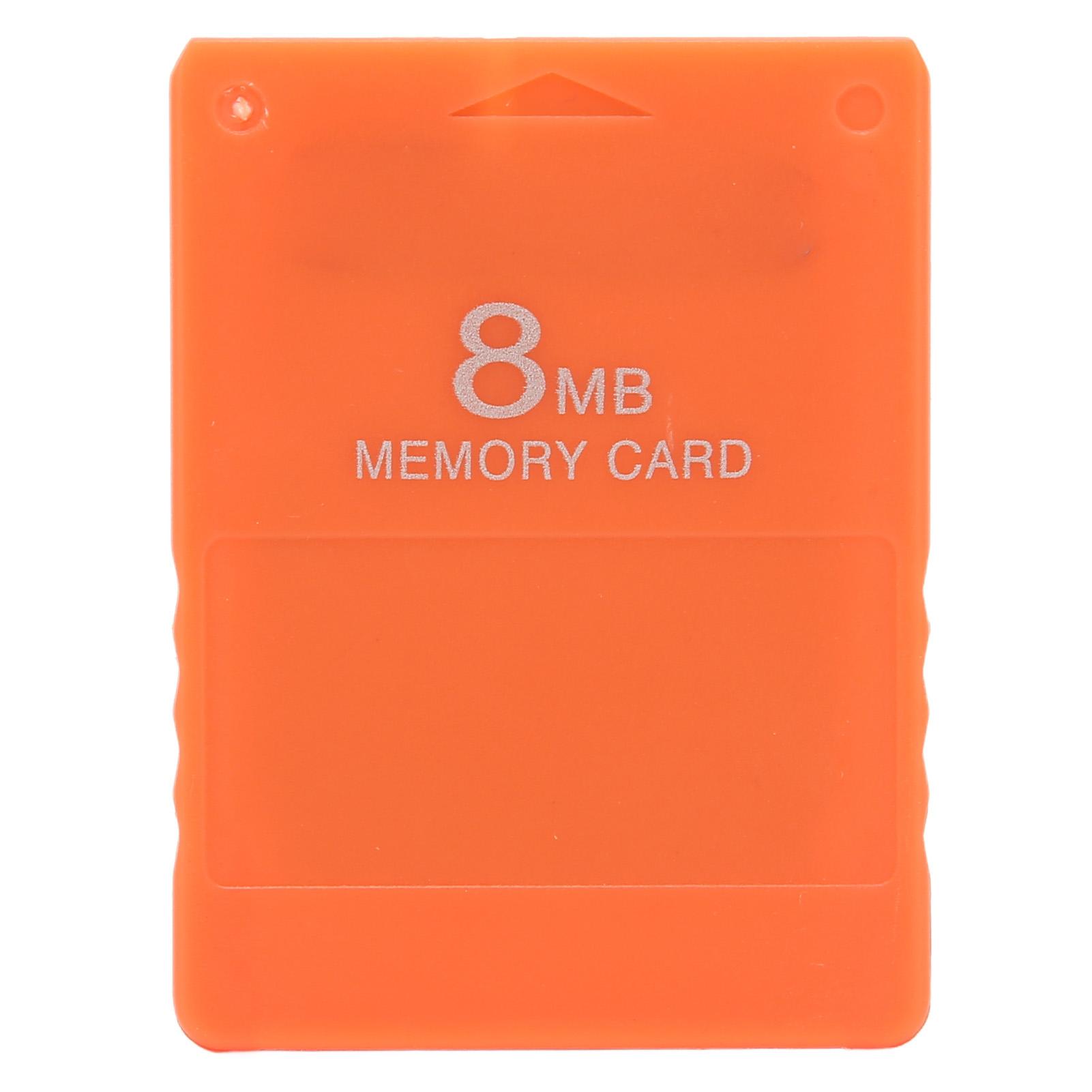 Für PS2 8 MB Speicherkarte Plug and Play FMCB1.966 High Speed Game Speicherkarte ZubehörOrange orange
