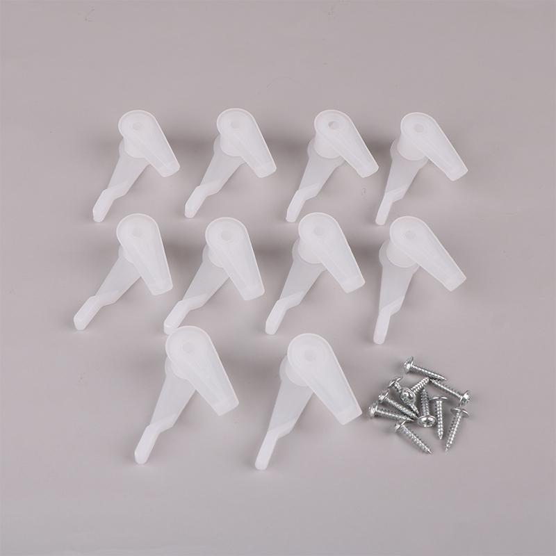 Deckenleuchte Clip Klemmen mit Schrauben Lampenschirm Feste Klemme Kunststoff Schnalle für LED Leuchte Deckenleuchte LED Beleuchtung Zubehör A3