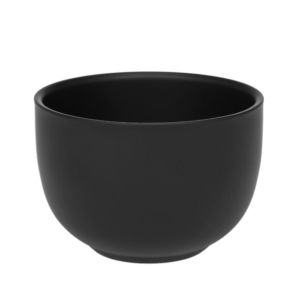 Männer Rasierseife Schüssel Edelstahl Seifenbecher Schüssel Männliche Gesichtshaarreinigung Rasierer Rasierer Reinigungsschaum Werkzeug schwarz