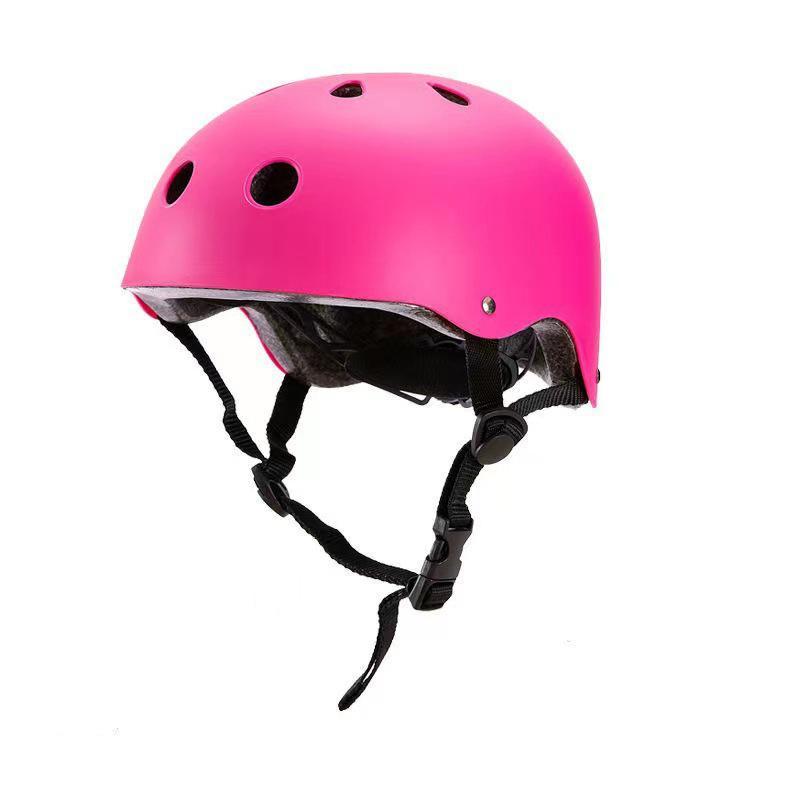 Fahrradhelm MTB Fahrradhelme Elektroroller Fahrradhelm Männer Frauen Kind Casco De Ciclismo Fahrradsicherheitsausrüstung S dunkel rosa