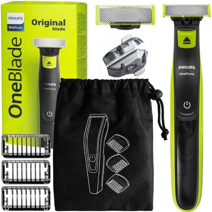 Elektrorasierer - Philips - OneBlade QP2724/10 - Langer und kurzer Bart - Wasserdicht - Tasche inklusive