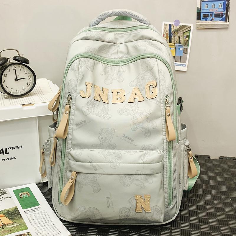 Schultaschen Kinder Grundschüler Mädchen Junior High School Schüler High School Junge College Studenten Buchstaben Rucksack