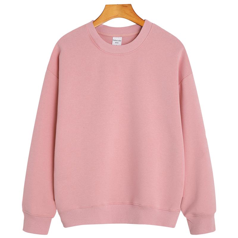 Zirunking Marke Neue Unisex Streetwear Sweatshirts Herbst & Frühling Oansatz Pullover doppelseitige Baumwolle Langarm Oberbekleidung XL