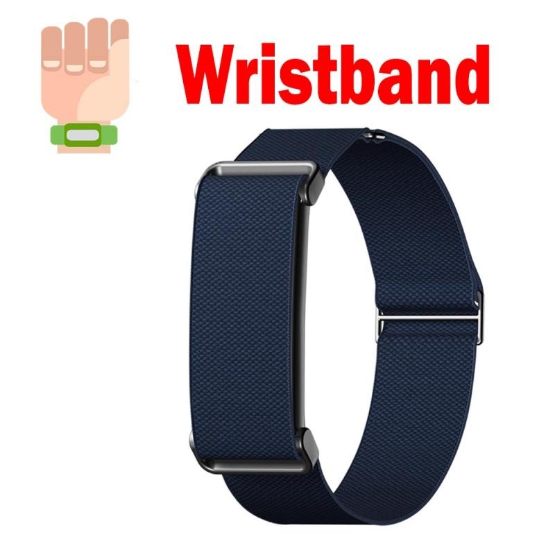 Für Google Fitbit Air Elastisches Verstellbares Nylon Armband 18mm Atmungsaktiv Sport Bizeps Band Ersatz black